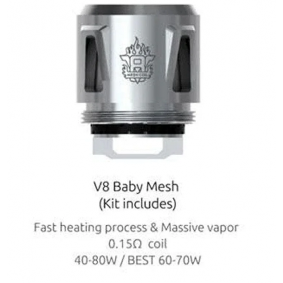 Smok TFV8 Baby Coil Çeşitleri - 5 'li Paket