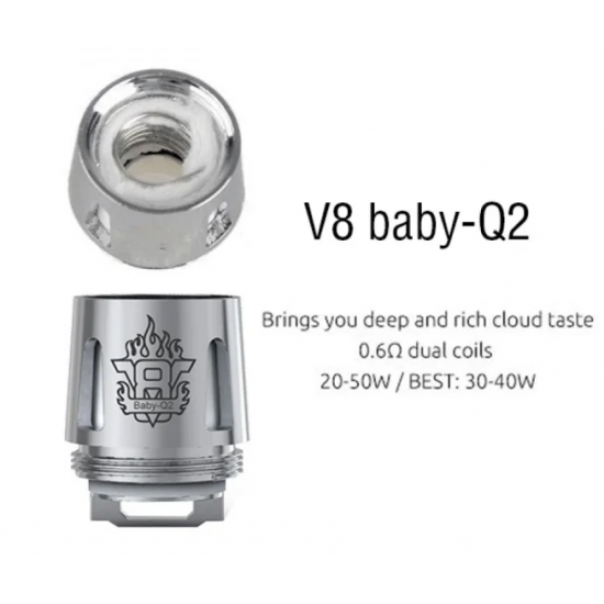 Smok TFV8 Baby Coil Çeşitleri - 5 'li Paket