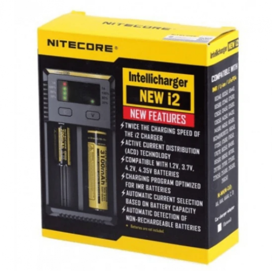 Nitecore New i2 Intellicharger - 2 'li Şarj Aleti