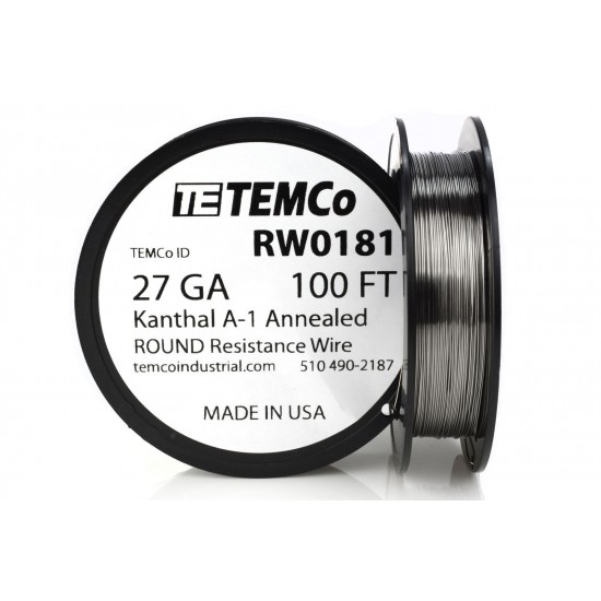 TEMCO Kanthal A1 Coil Rezistans Teli 10m (24/26/27/28/32ga)